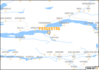 map of Fengestad