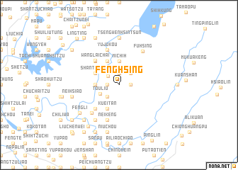 map of Feng-hsing