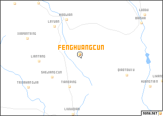 map of Fenghuangcun