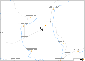 map of Fengjiajie