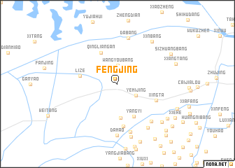 map of Fengjing