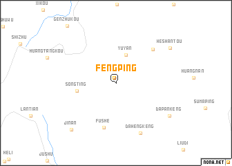 map of Fengping