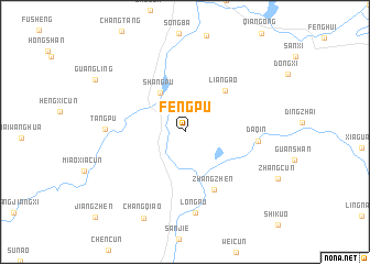 map of Fengpu