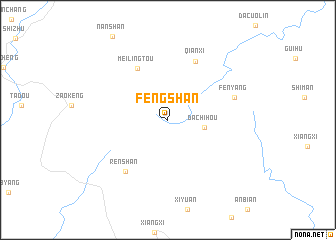 map of Fengshan