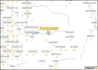 map of Feng-shan