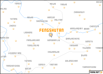 map of Fengshutan