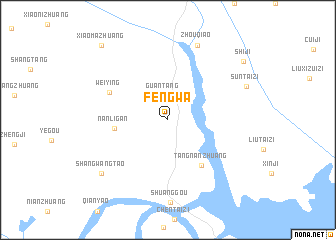 map of Fengwa