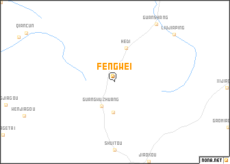 map of Fengwei