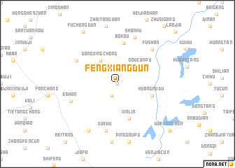 map of Fengxiangdun