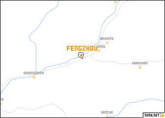 map of Fengzhou