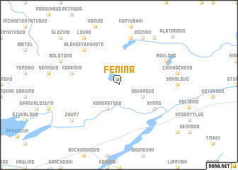 map of Fenina