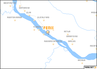 map of Fénix