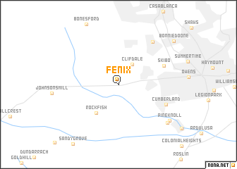 map of Fenix