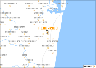 map of Fenoarivo