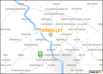 map of Fenouillet