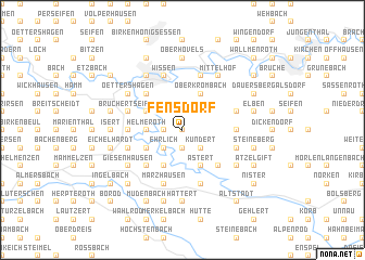 map of Fensdorf