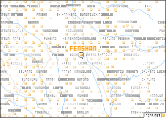 map of Fen-shan