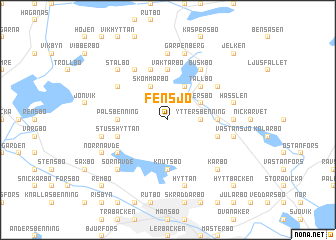 map of Fensjö