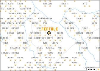 map of Fentalē