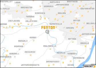 map of Fenton