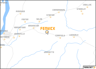 map of Fenwick