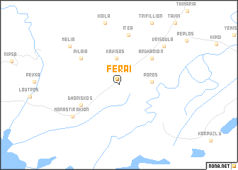 map of Férai