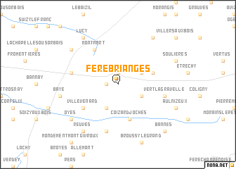 map of Férebrianges