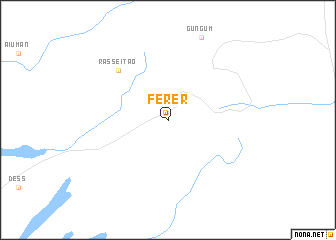 map of Ferer