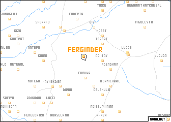 map of Ferg Īnder