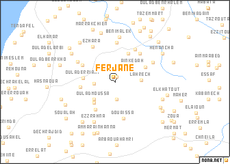 map of Ferjane