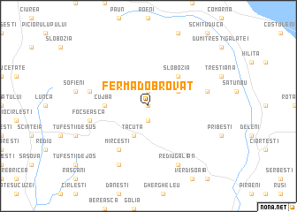 map of Ferma Dobrovăţ