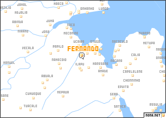 map of Fernando