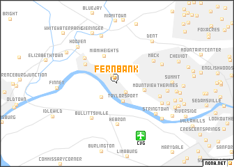 map of Fernbank