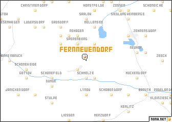 map of Fernneuendorf