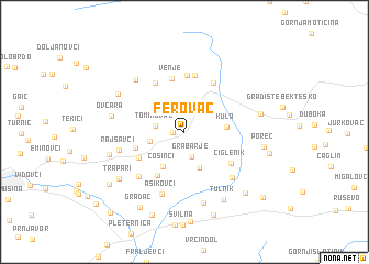 map of Ferovac