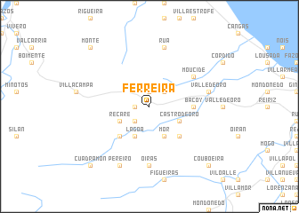 map of Ferreira