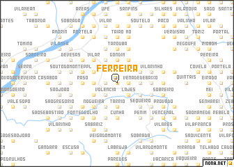 map of Ferreira