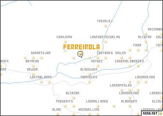 map of Ferreirola