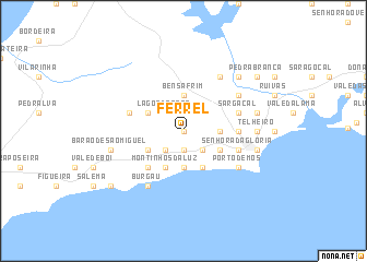 map of Ferrel