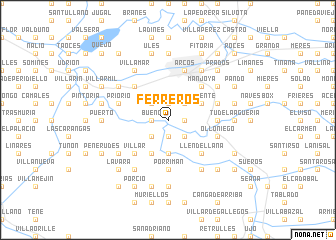 map of Ferreros