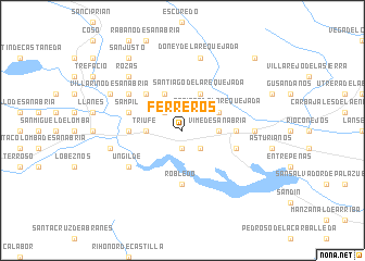 map of Ferreros