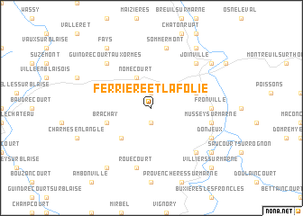 map of Ferrière-et-Lafolie