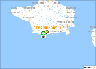 map of Ferrobim do Sul