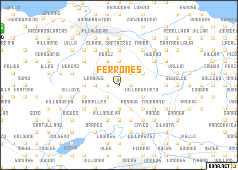 map of Ferroñes