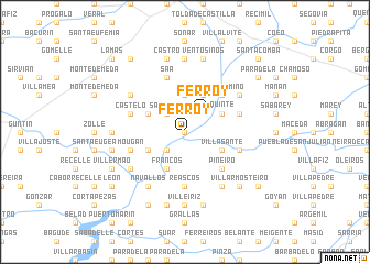 map of Ferroy