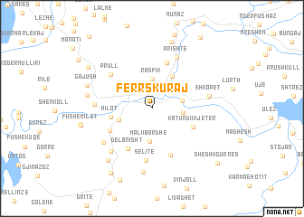 map of Ferr -Skuraj