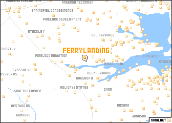 map of Ferry Landing