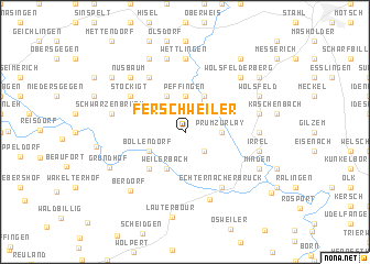 map of Ferschweiler