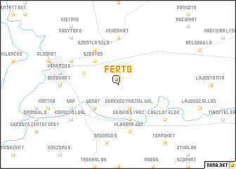 map of Fertő