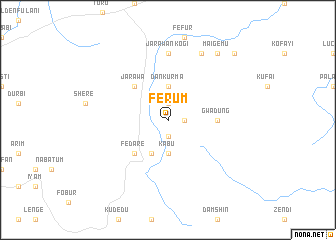 map of Ferum